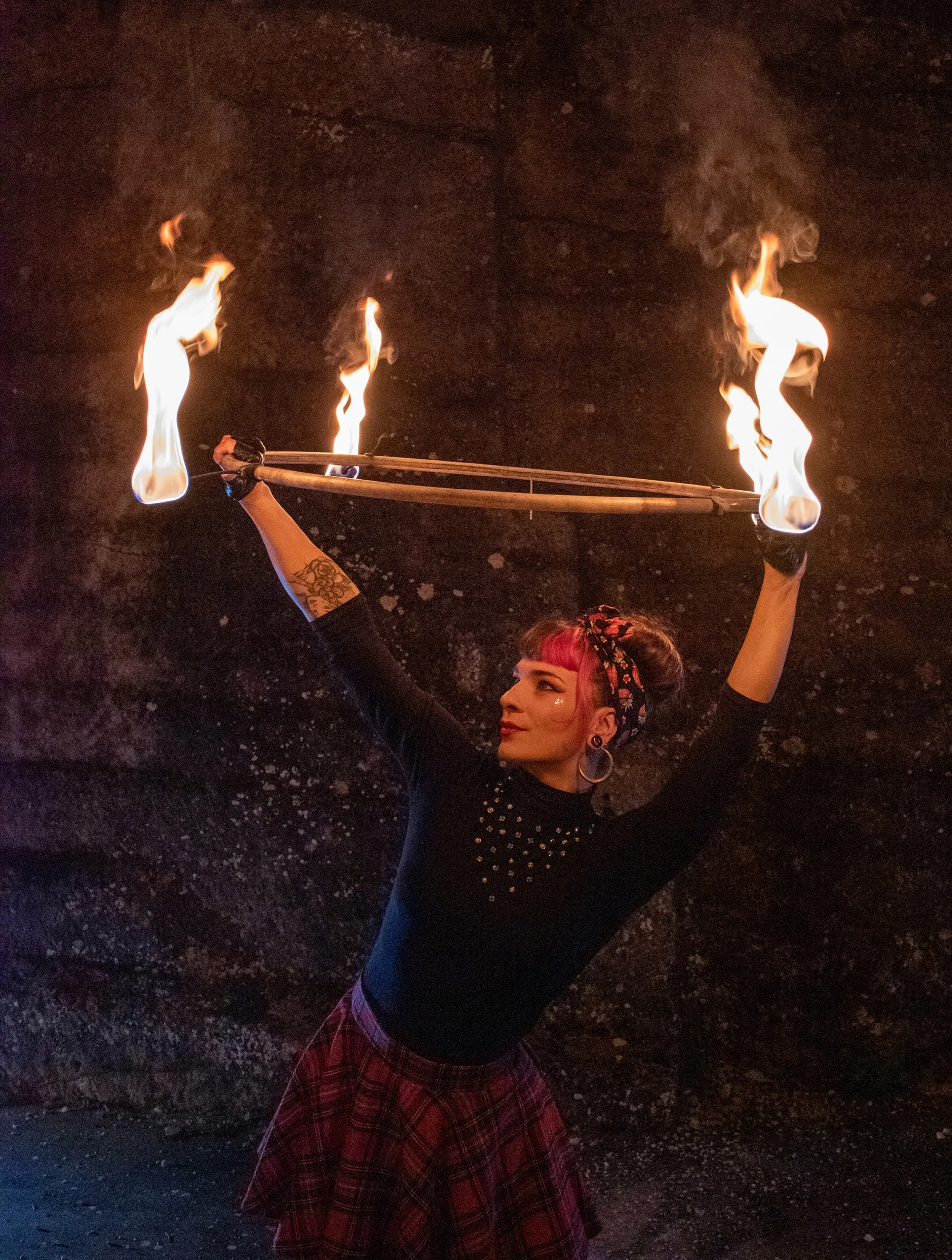 Show pyrotechnique pinup Montpellier