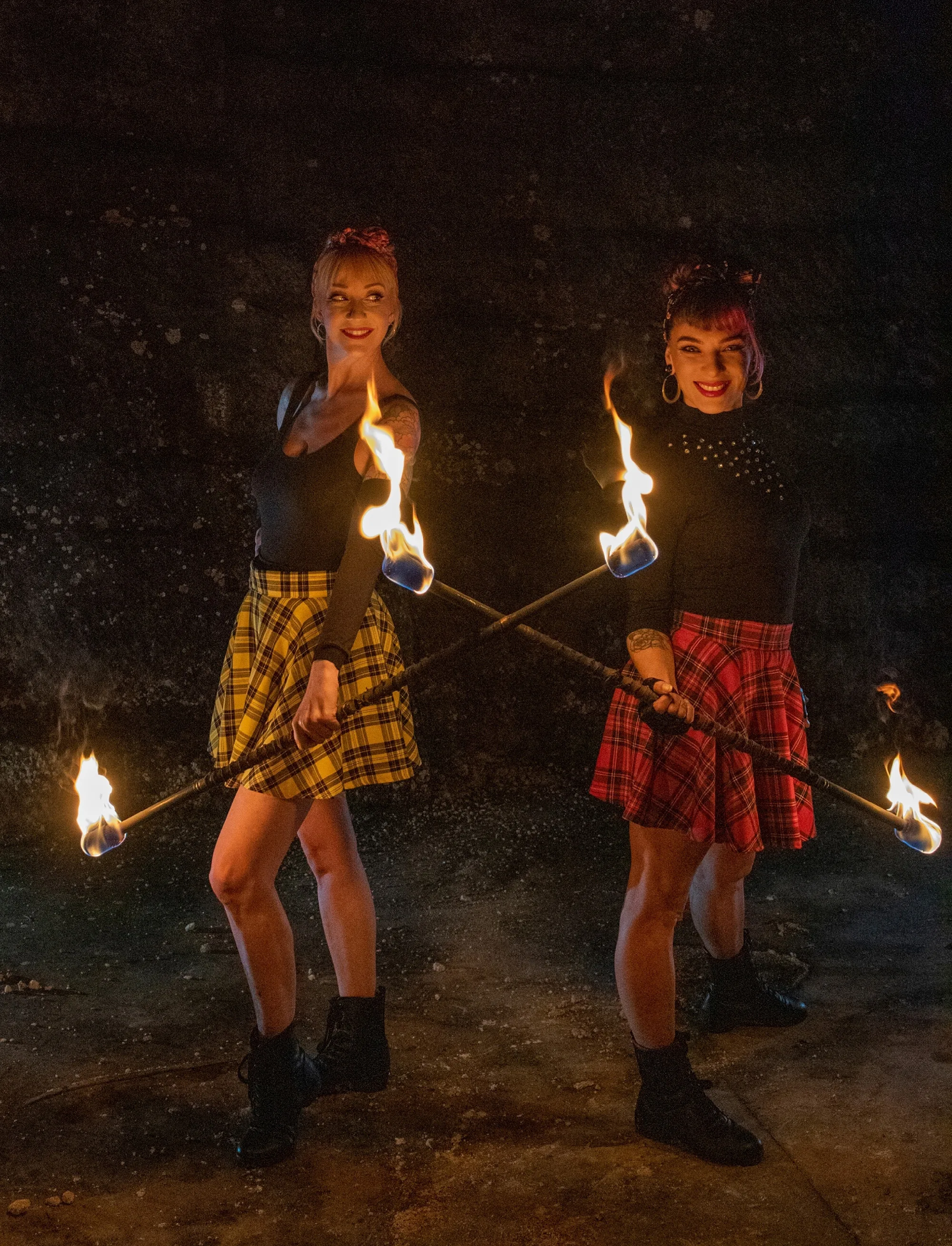 Spectacle de feu soirée nice et alentour - rocknroll