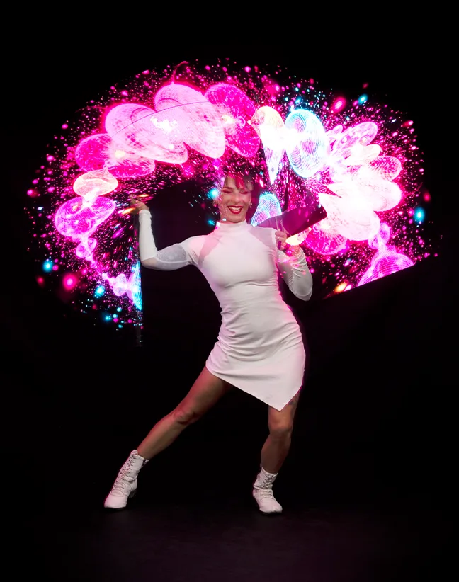 Show LED dynamique proposé en animation