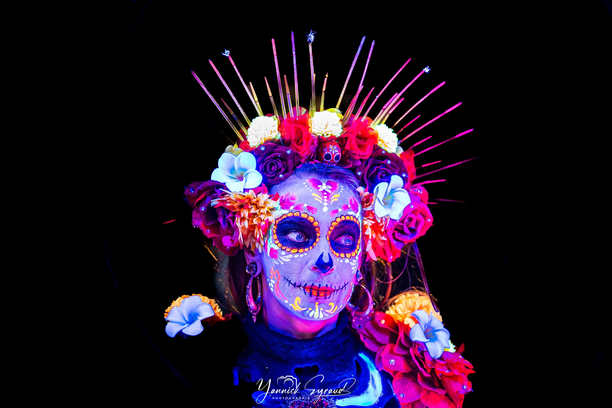 animation événement halloween dia de los muertos spectacle artistique
