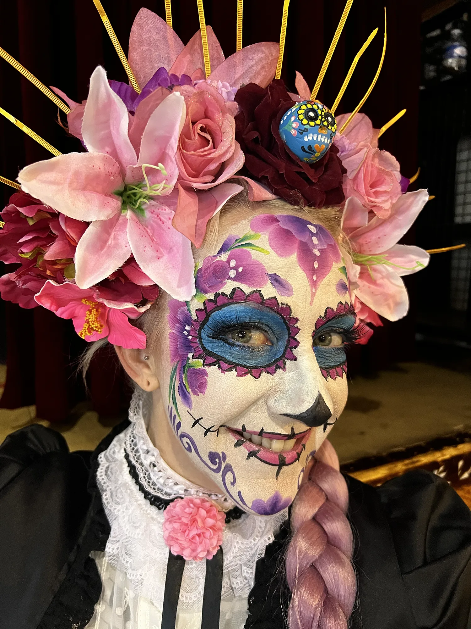 maquillage halloween spectacle artistique événementiel